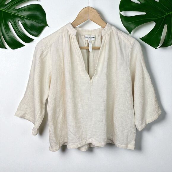 Apiece Apart Organic Cotton Blouse - Picture 3 of 11